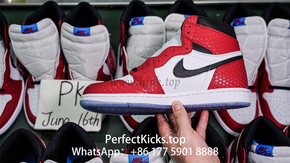 Jordan 1 Retro High Spider Man Origin Story RETAIL MATERIALS READY TO SHIP