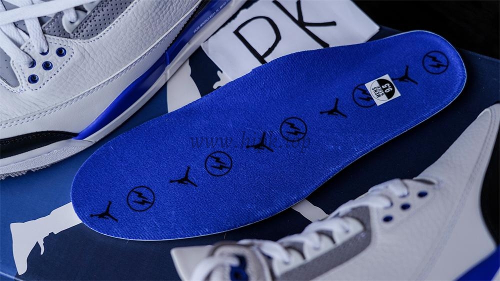 PK GOD Jordan 3 Retro Fragment Blue RETAIL MATERIALS READY TO SHIP