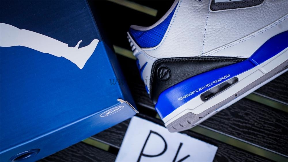 PK GOD Jordan 3 Retro Fragment Blue RETAIL MATERIALS READY TO SHIP