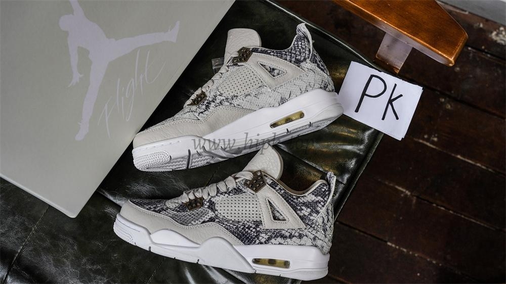 PK GOD Jordan 4 RetroSnakeskin RETAIL MATERIALS READY TO SHIP