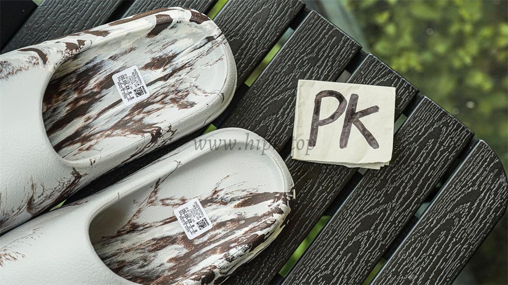 PK GOD Yeezy Slides ‘Enflame Oil’ RETAIL MATERIALS READY TO SHIP