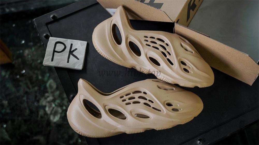 pk god Ad*s yeezy foam rnnr ochre retail materials ready to ship