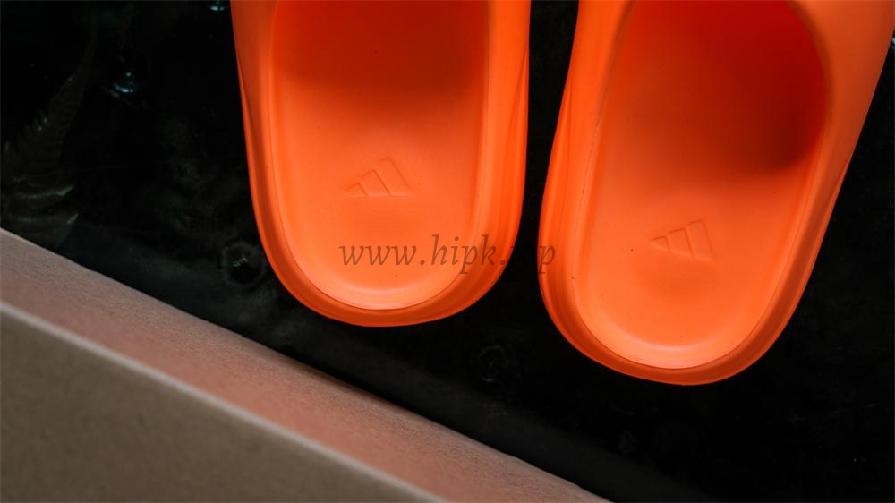 pk god Ad*s yeezy slide enflame orange retail materials ready to ship