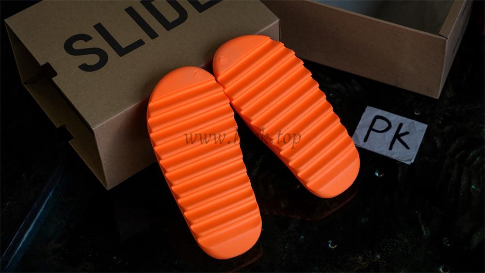 pk god Ad*s yeezy slide enflame orange retail materials ready to ship