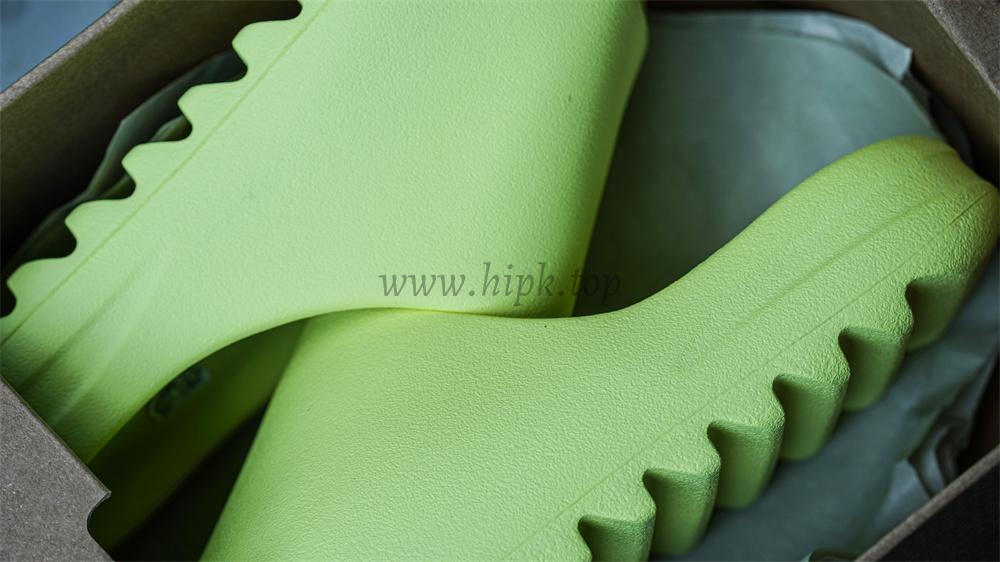 pk god Ad*s yeezy slide glow green glossy retail materials ready to ship