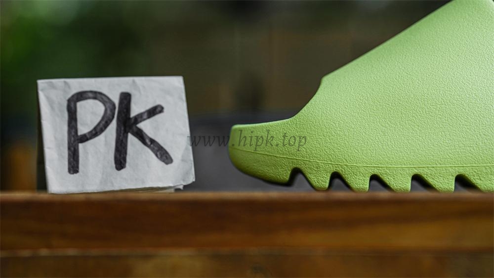 pk god Ad*s yeezy slide glow green glossy retail materials ready to ship