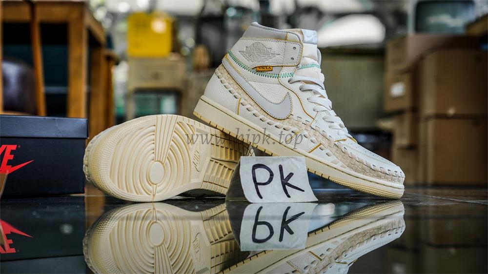 PK GOD Jordan 1 Retro High OG SPUnion Woven Sail RETAIL MATERIALS READY TO SHIP