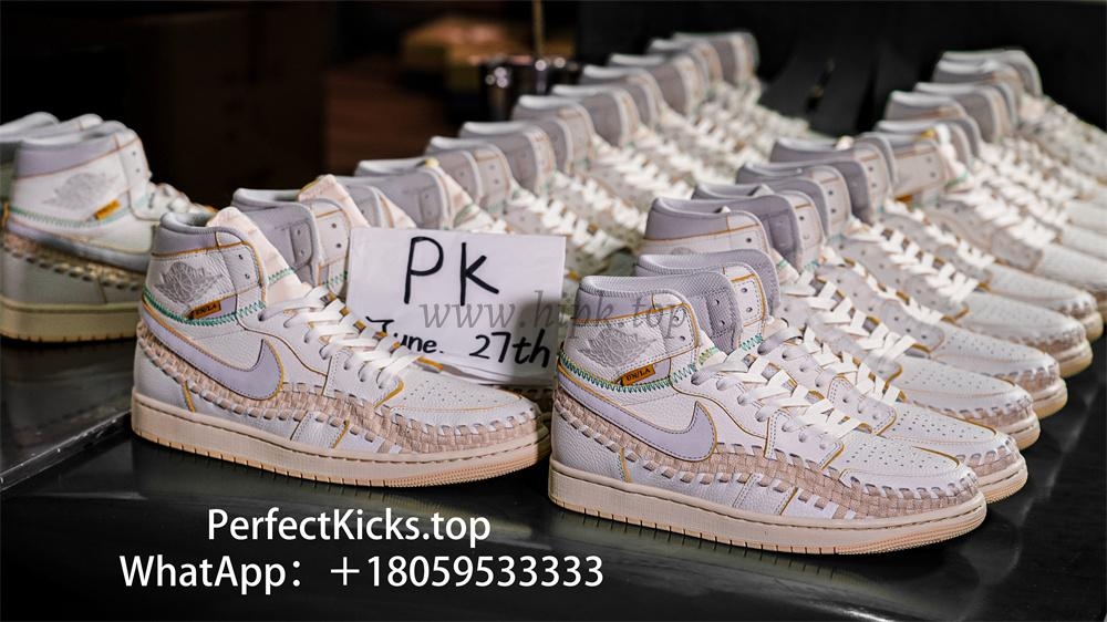 PK GOD Jordan 1 Retro High OG SPUnion Woven Sail RETAIL MATERIALS READY TO SHIP