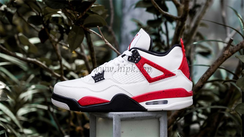 PK GOD Jordan 4 Retro Red Cement RETAIL MATERIALS READY TO SHIP