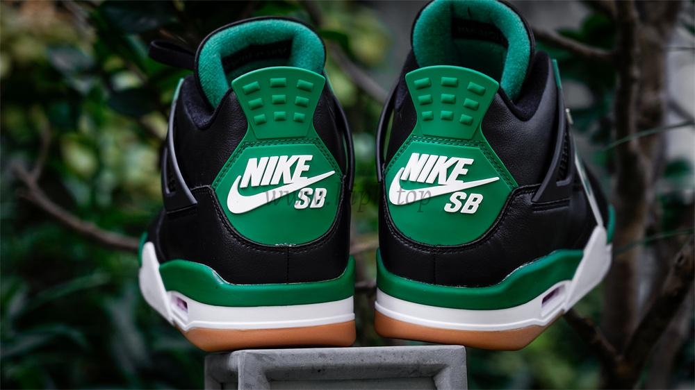 PK GOD Jordan 4 Retro SB Black Green RETAIL MATERIALS READY TO SHIP