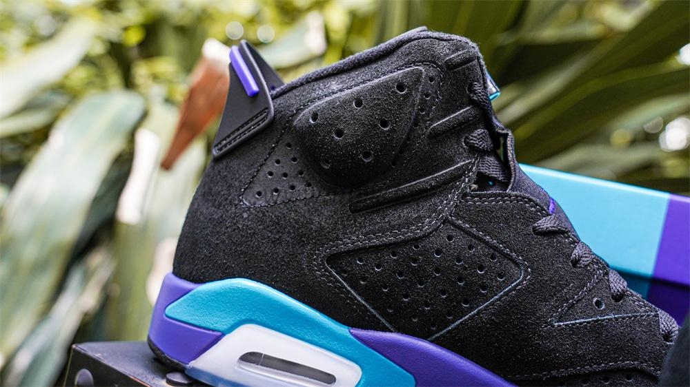 PK GOD Jordan Air Jordan 6 Aqua Black Purple RETAIL MATERIALS READY TO SHIP