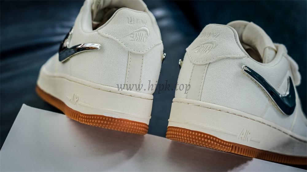 PK GOD Nike Air Force 1 Low Travis Scott Sail RETAIL MATERIALS READY TO SHIP