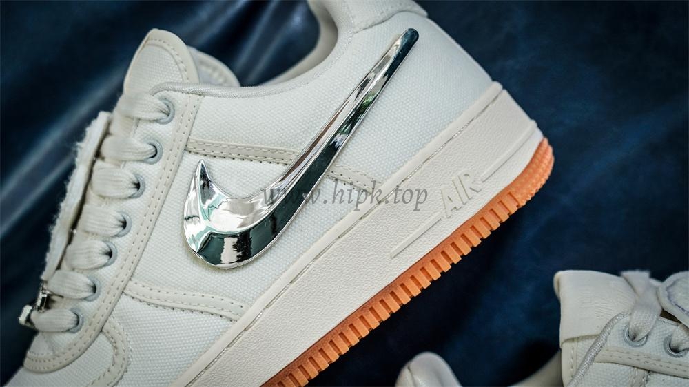 PK GOD Nike Air Force 1 Low Travis Scott Sail RETAIL MATERIALS READY TO SHIP