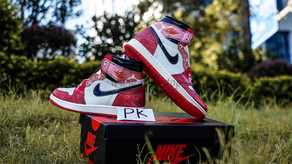 PK 4.0 Jordan 1 Retro High OGSpider-Man Across the Spider-Verse RETAIL MATERIALS READY TO SHIP