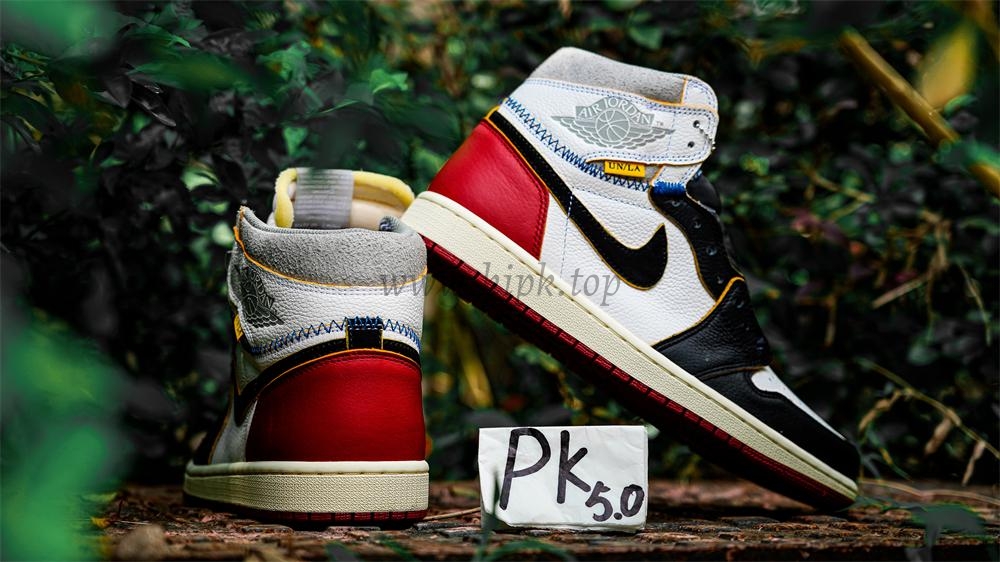 PK 5.0 Jordan 1 Retro High Union Los Angeles Black Toe RETAIL MATERIALS READY TO SHIP