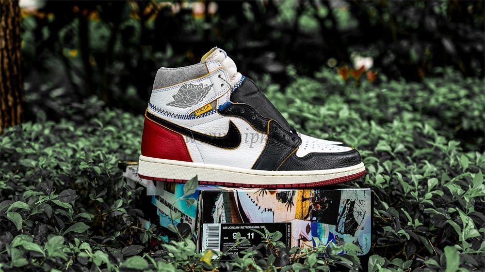 PK 5.0 Jordan 1 Retro High Union Los Angeles Black Toe RETAIL MATERIALS READY TO SHIP