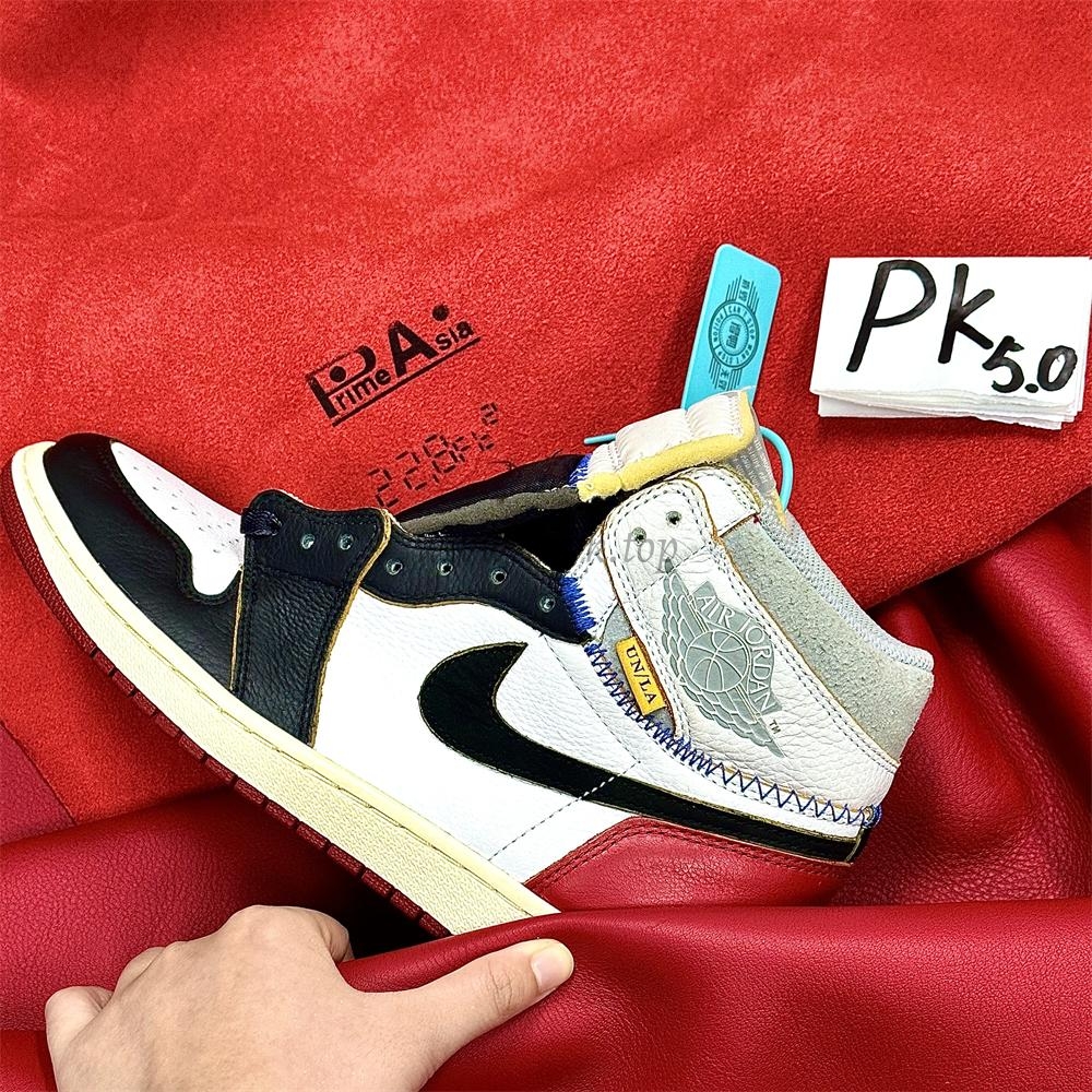 PK 5.0 Jordan 1 Retro High Union Los Angeles Black Toe RETAIL MATERIALS READY TO SHIP