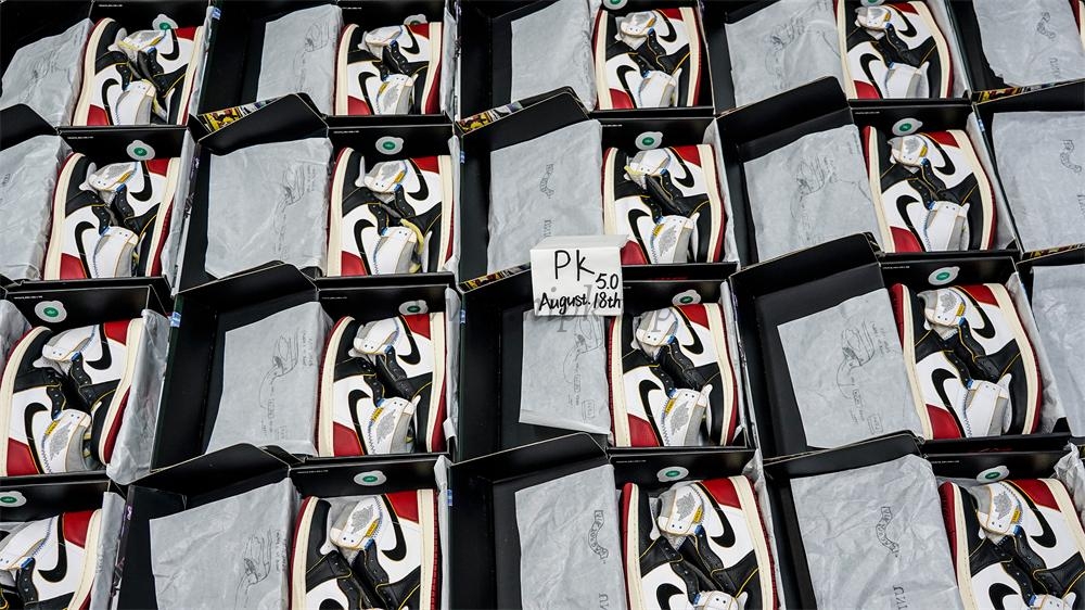 PK 5.0 Jordan 1 Retro High Union Los Angeles Black Toe RETAIL MATERIALS READY TO SHIP