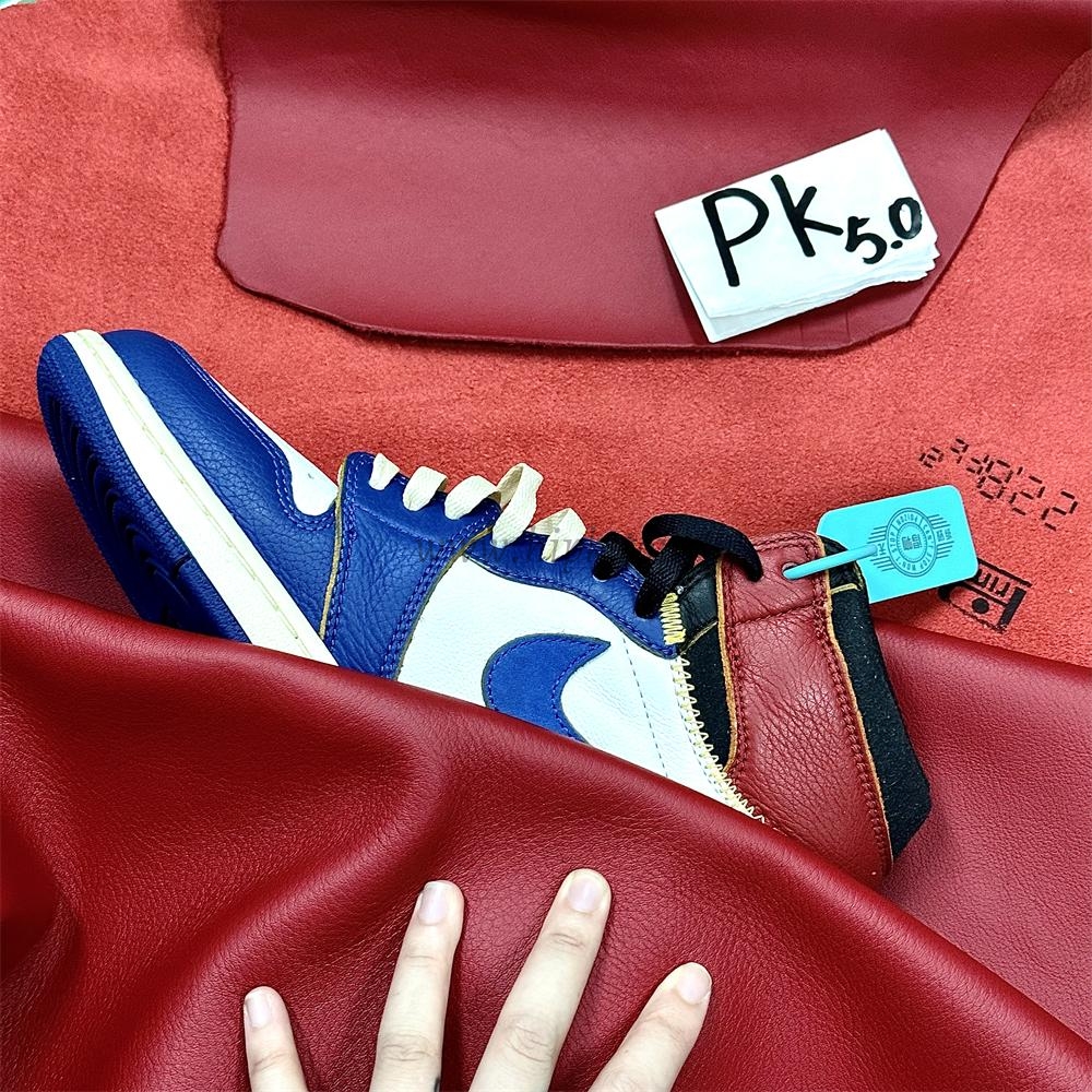 PK 5.0 Jordan 1 Retro High Union Los Angeles Blue Toe RETAIL MATERIALS READY TO SHIP