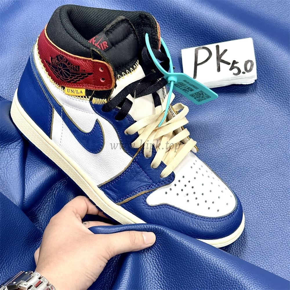 PK 5.0 Jordan 1 Retro High Union Los Angeles Blue Toe RETAIL MATERIALS READY TO SHIP