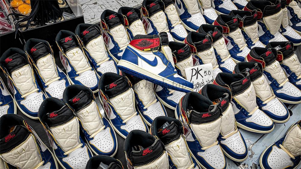 PK 5.0 Jordan 1 Retro High Union Los Angeles Blue Toe RETAIL MATERIALS READY TO SHIP