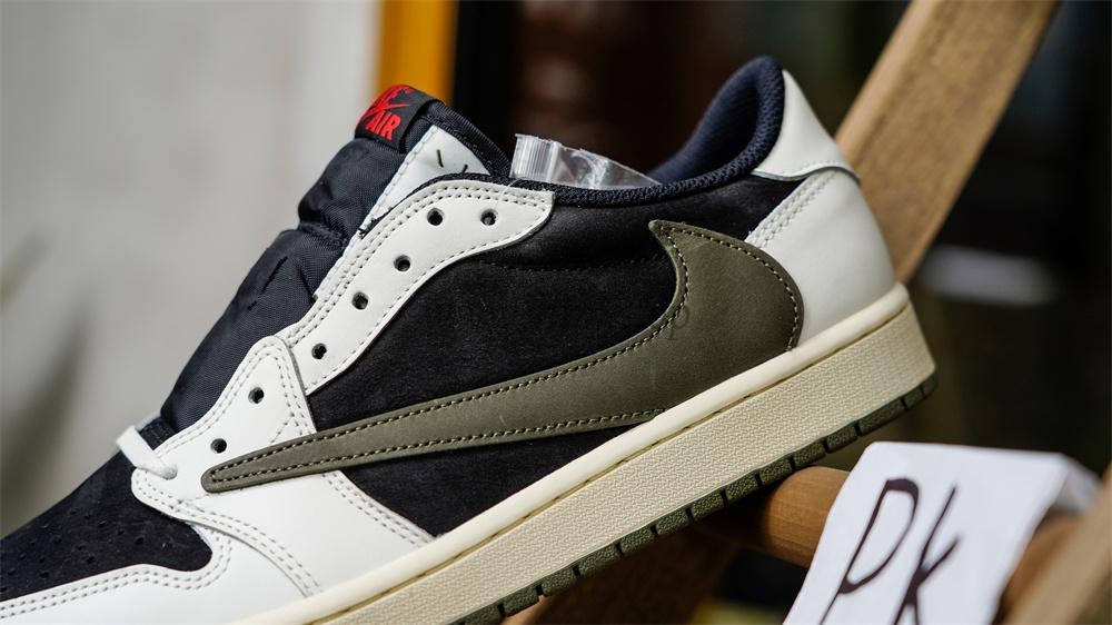 PK 4.0 Jordan 1 Retro Low OG SP Travis Scott 4.0 Olive RETAIL MATERIALS READY TO SHIP