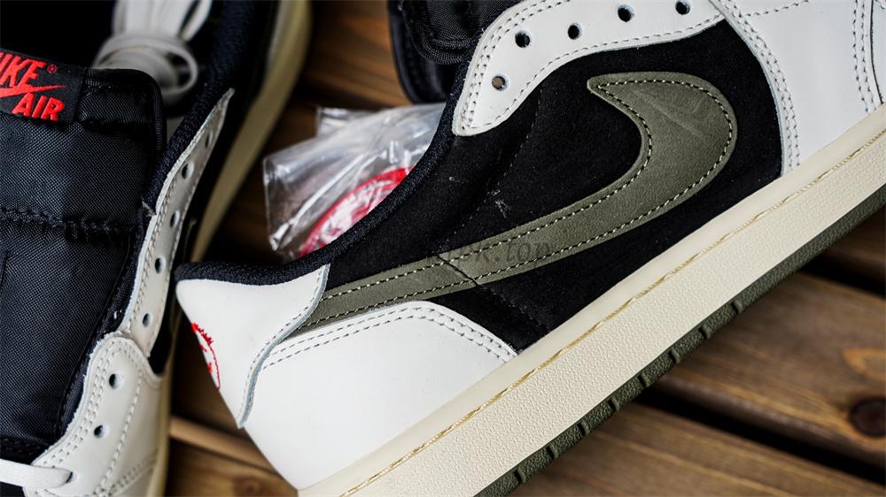 PK 4.0 Jordan 1 Retro Low OG SP Travis Scott 4.0 Olive RETAIL MATERIALS READY TO SHIP