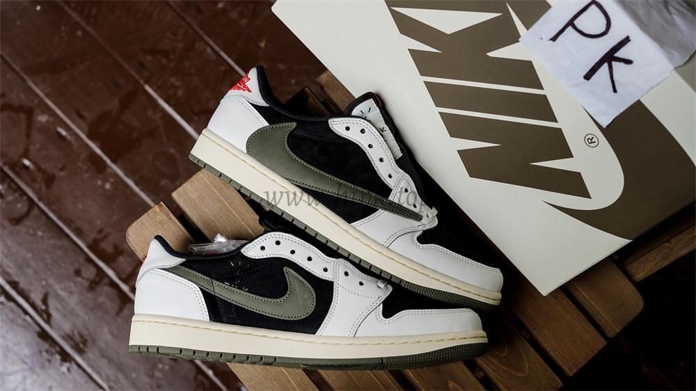 PK 4.0 Jordan 1 Retro Low OG SP Travis Scott 4.0 Olive RETAIL MATERIALS READY TO SHIP