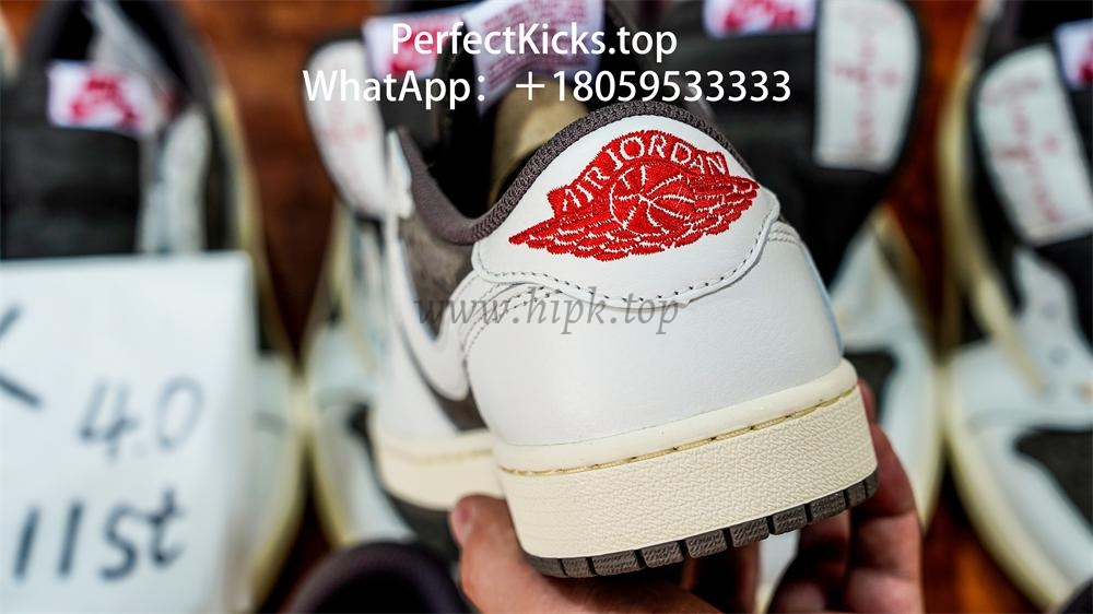 PK 4.0 Jordan 1 Retro Low OG SP Travis Scott Reverse Mocha RETAIL MATERIALS READY TO SHIP