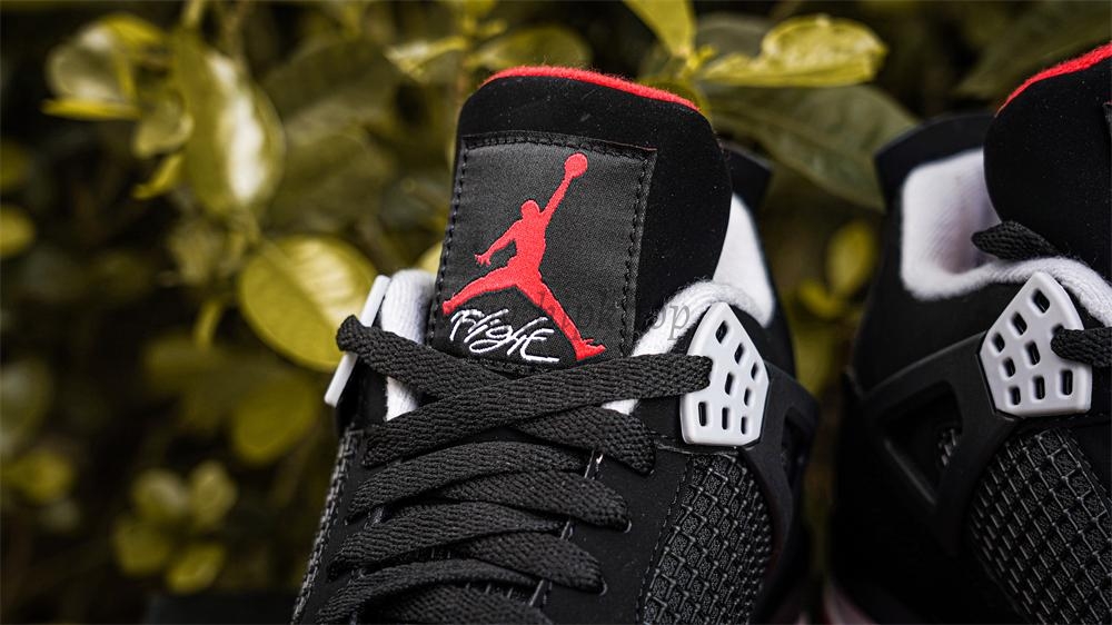 PK GOD Jordan 4 Retro Bred RETAIL MATERIALS READY TO SHIP