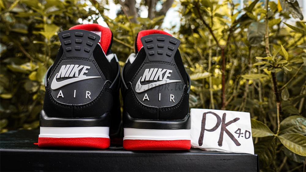 PK GOD Jordan 4 Retro Bred RETAIL MATERIALS READY TO SHIP