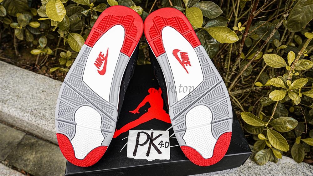 PK GOD Jordan 4 Retro Bred RETAIL MATERIALS READY TO SHIP