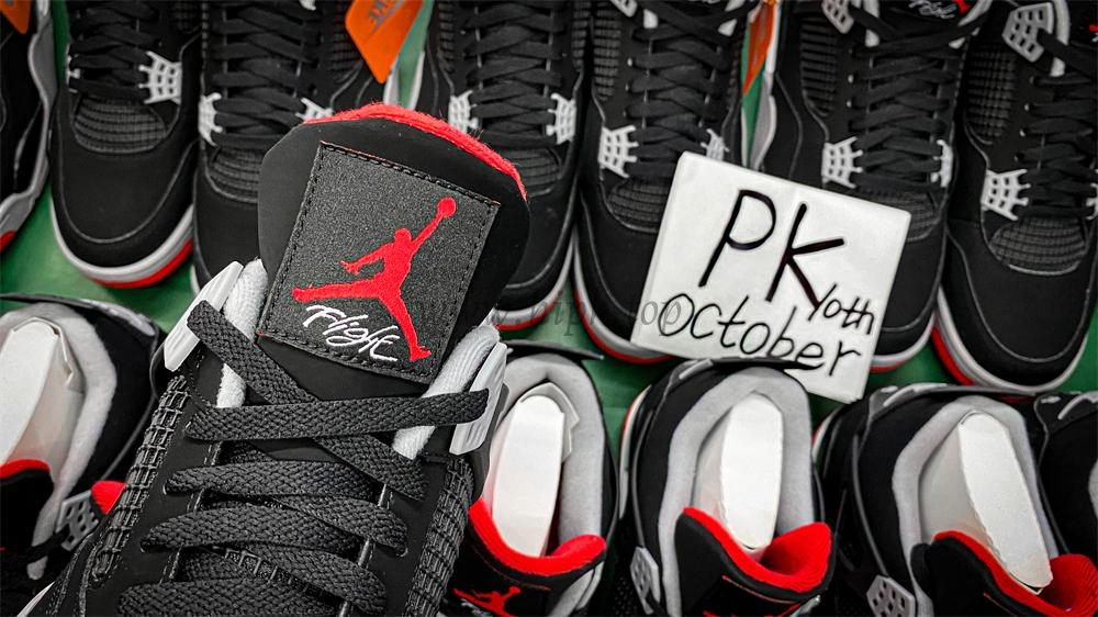 PK GOD Jordan 4 Retro Bred RETAIL MATERIALS READY TO SHIP