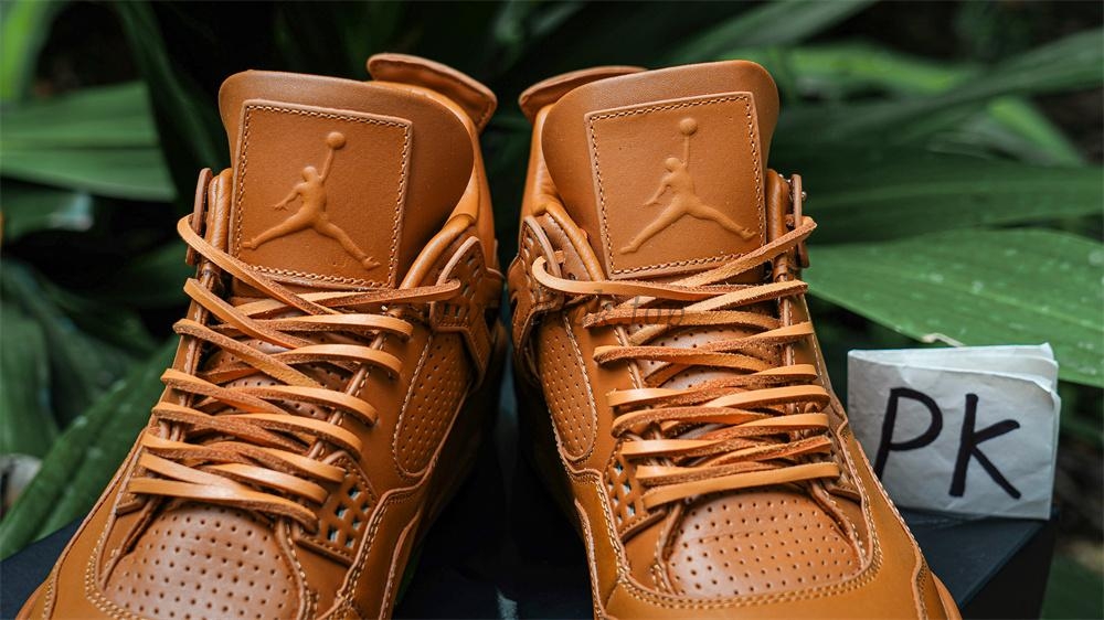 PK GOD Jordan 4 Retro Ginger Wheat RETAIL MATERIALS READY TO SHIP