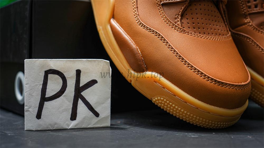 PK GOD Jordan 4 Retro Ginger Wheat RETAIL MATERIALS READY TO SHIP