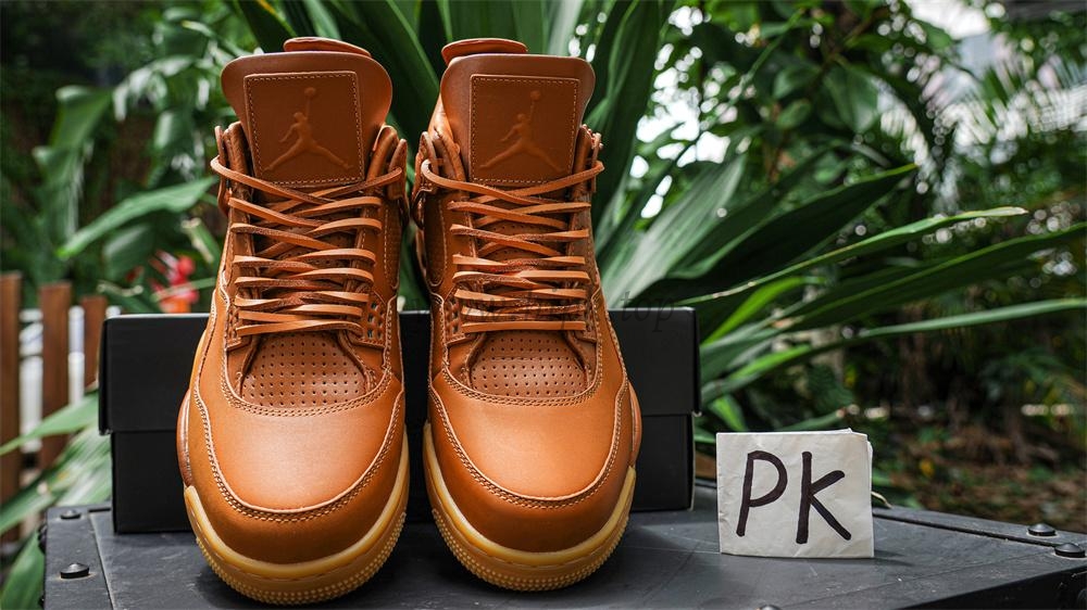 PK GOD Jordan 4 Retro Ginger Wheat RETAIL MATERIALS READY TO SHIP