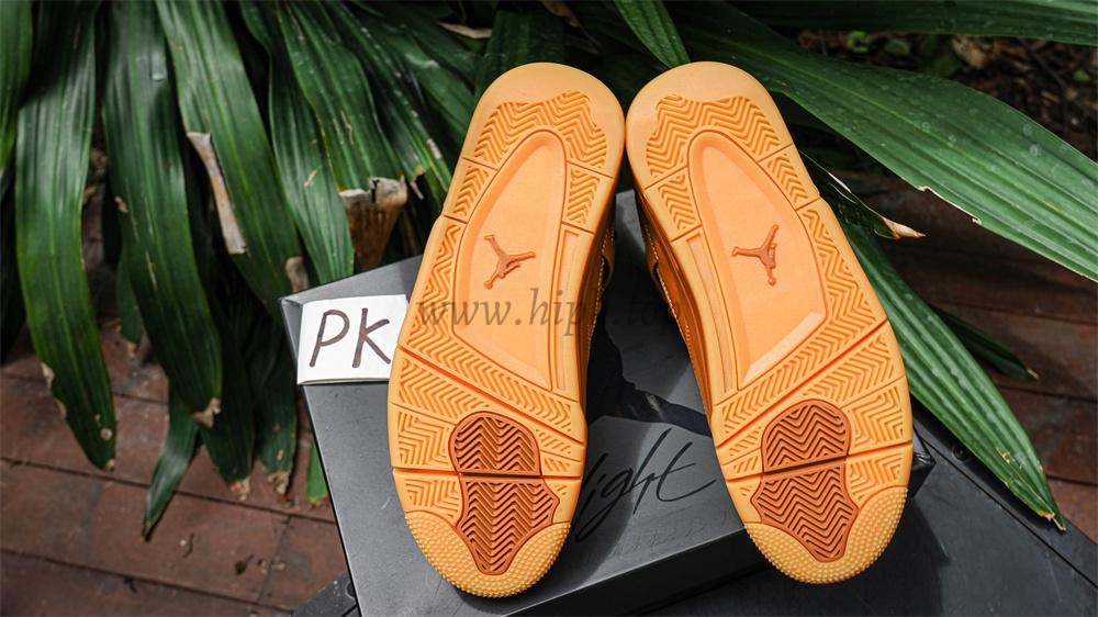 PK GOD Jordan 4 Retro Ginger Wheat RETAIL MATERIALS READY TO SHIP