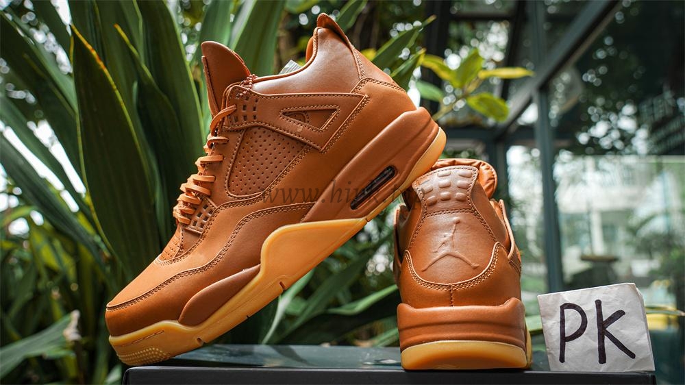 PK GOD Jordan 4 Retro Ginger Wheat RETAIL MATERIALS READY TO SHIP