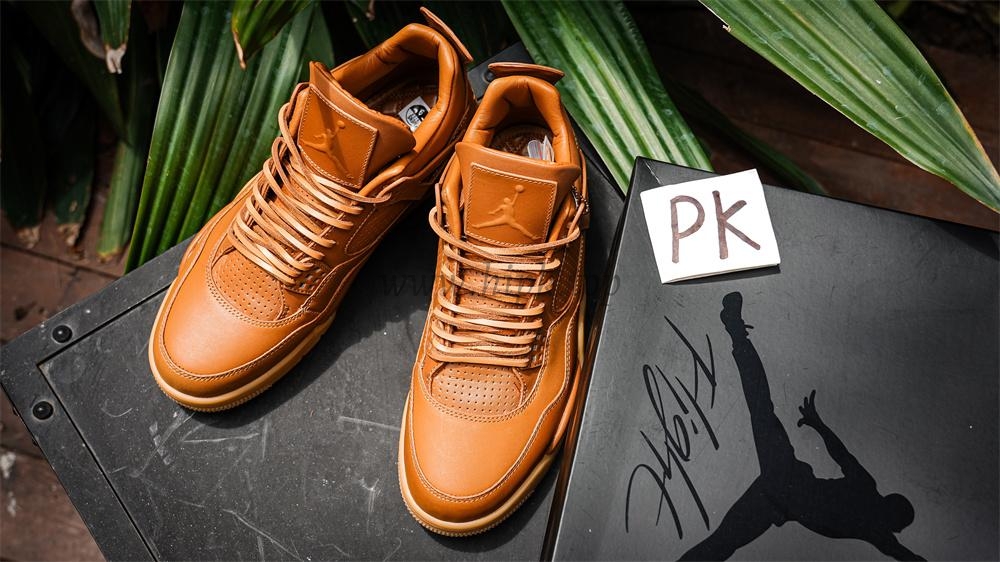 PK GOD Jordan 4 Retro Ginger Wheat RETAIL MATERIALS READY TO SHIP