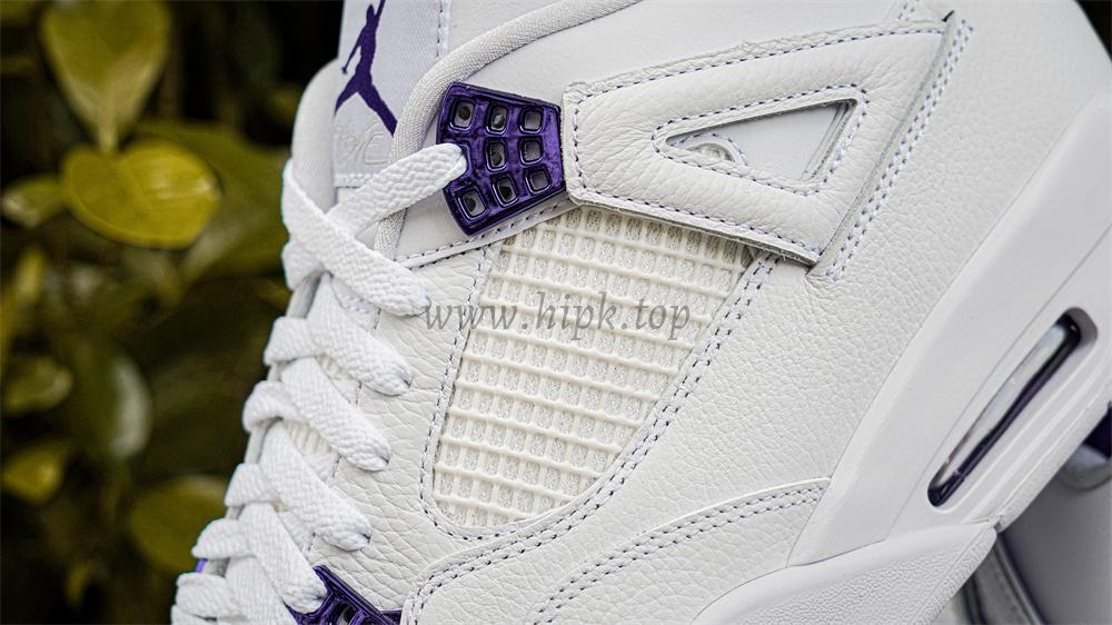 PK GOD Jordan 4 Retro Metallic Purple RETAIL MATERIALS READY TO SHIP