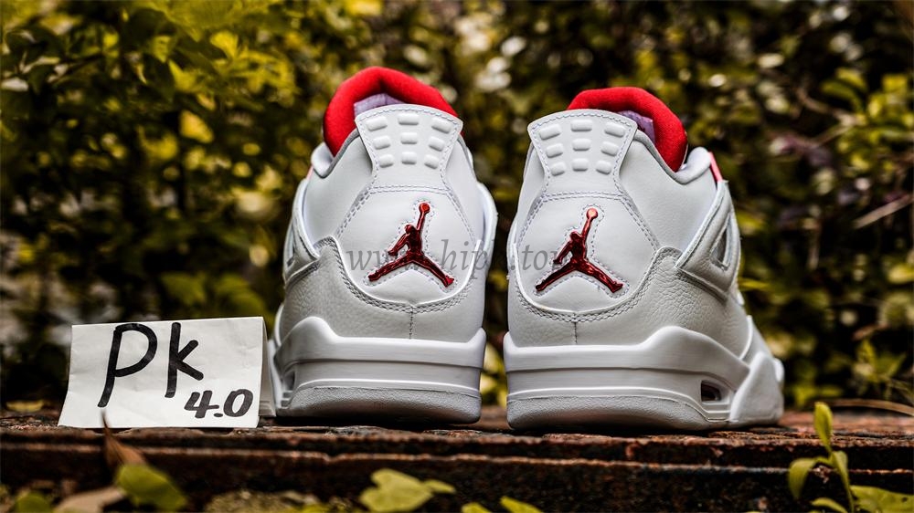 PK GOD Jordan 4 Retro Metallic Red RETAIL MATERIALS READY TO SHIP