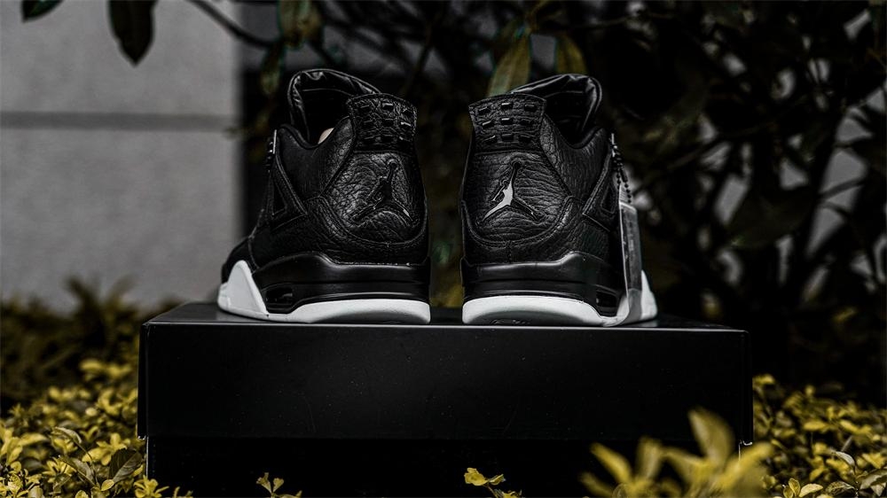 PK GOD Jordan 4 Retro Pony Hair Black RETAIL MATERIALS READY TO SHIP