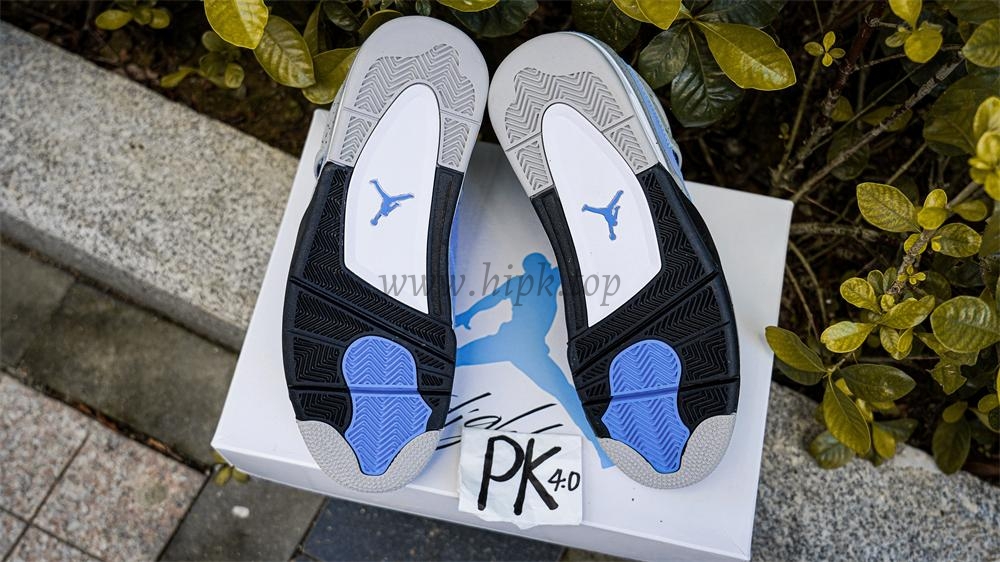 PK GOD Jordan 4 Retro University Blue RETAIL MATERIALS READY TO SHIP