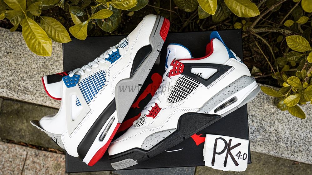 PK GOD Jordan 4 Retro What The RETAIL MATERIALS READY TO SHIP