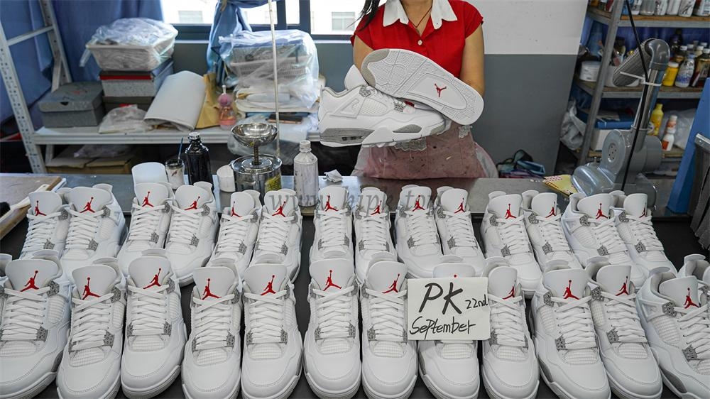 PK GOD Jordan 4 Retro White Oreo RETAIL MATERIALS READY TO SHIP