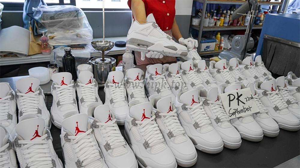 PK GOD Jordan 4 Retro White Oreo RETAIL MATERIALS READY TO SHIP