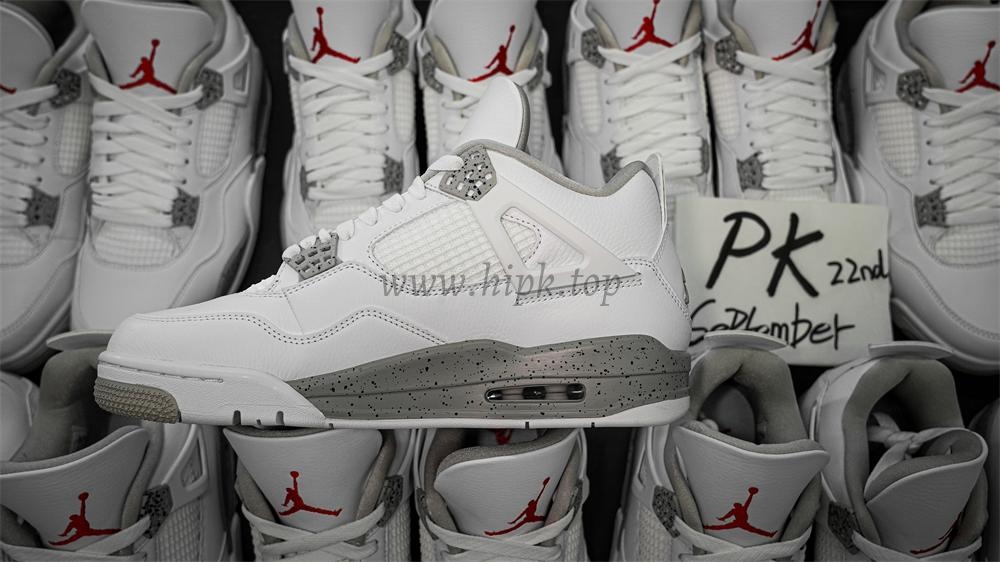 PK GOD Jordan 4 Retro White Oreo RETAIL MATERIALS READY TO SHIP