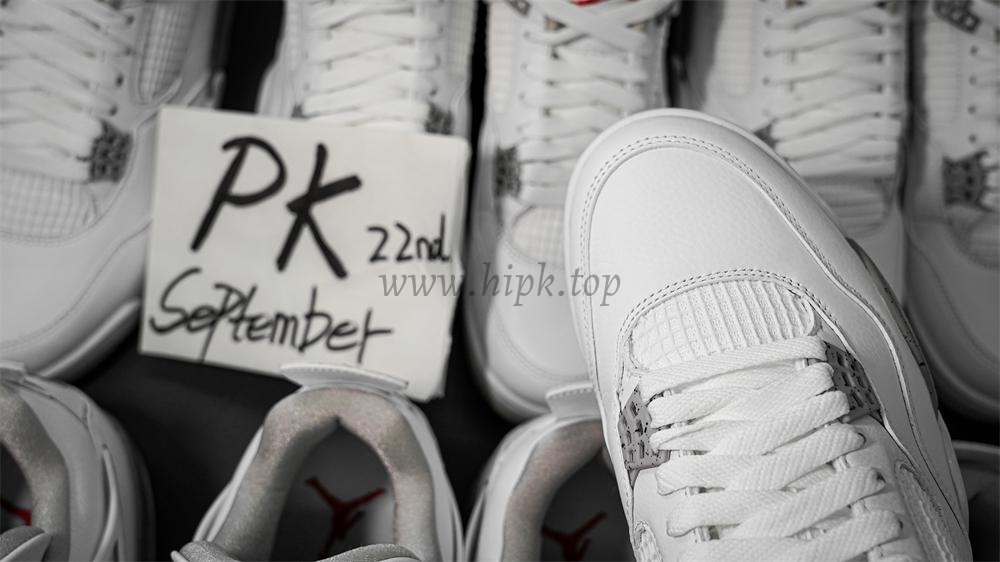 PK GOD Jordan 4 Retro White Oreo RETAIL MATERIALS READY TO SHIP