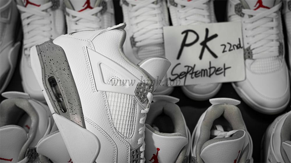 PK GOD Jordan 4 Retro White Oreo RETAIL MATERIALS READY TO SHIP