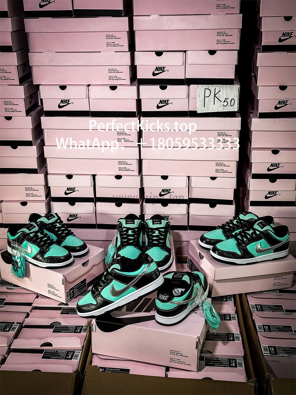 PK5.0 Nike SB Dunk Low Diamond Supply Co Aqua Blue RETAIL MATERIALS READY TO SHIP